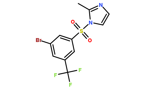 1-(3-溴-5-三氟甲基苯基磺酰基)-2-甲基咪唑