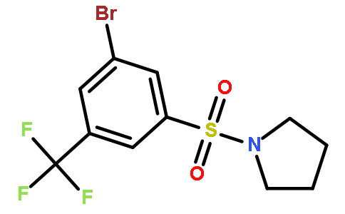 1-(3-溴-5-三氟甲基苯基磺酰基)吡咯烷