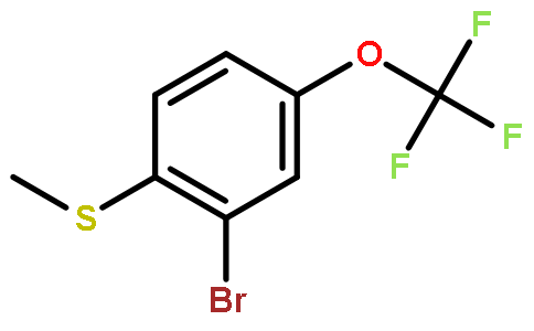 2-溴-4-三氟甲氧基硫代苯甲醚