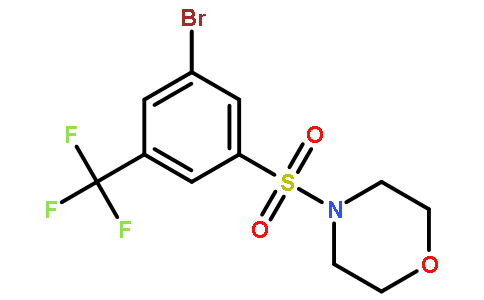 4-(3-溴-5-三氟甲基苯基磺酰基)吗啉