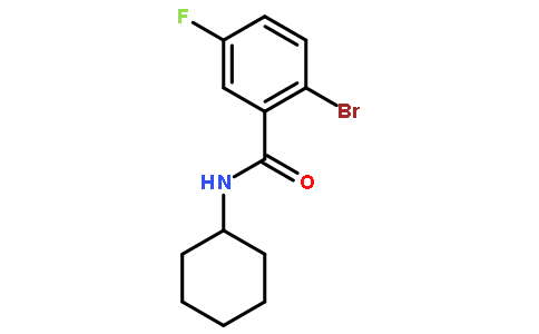 N-环己基-2-溴-5-氟苯甲酰胺