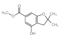 2,3-二氢-4-羟基-2,2-二甲基-6-苯并呋喃羧酸甲酯