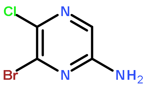 6-溴-5-氯吡嗪-2-胺
