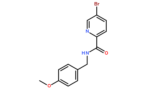 N-(4-甲氧基苄基)5-溴吡啶甲酰胺