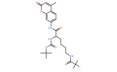 tert-butyl N-[(2S)-1-[(4-methyl-2-oxochromen-7-yl)amino]-1-oxo-6-[(2,2,2-trifluoroacetyl)amino]hexan-2-yl]carbamate