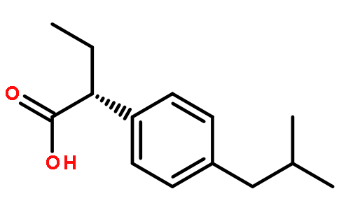 苯乙酸,a-乙基-4-(2-甲基丙基)-, (aR)-