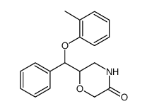 3-Morpholinone, 6-[(2-methylphenoxy)phenylmethyl]