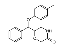 3-Morpholinone, 6-[(4-methylphenoxy)phenylmethyl]