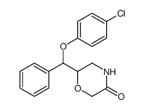3-Morpholinone, 6-[(4-chlorophenoxy)phenylmethyl]