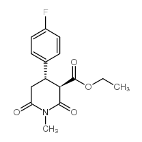 反式-3-乙氧基甲酰-4-(4-氟苯基)-N-甲基哌啶-2,6-二酮