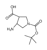 (3R,4S)-4-amino-1-(tert-butoxycarbonyl)pyrrolidine-3-carboxylic acid