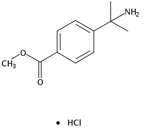 4-(2-氨基丙-2-基)苯甲酸甲酯盐酸盐
