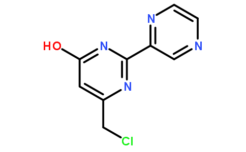 6-(氯甲基)-2-(吡嗪-2-基)嘧啶-4-醇