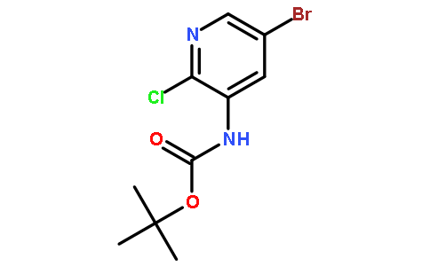 5-溴-2-氯吡啶-3-基氨基甲酸叔丁酯