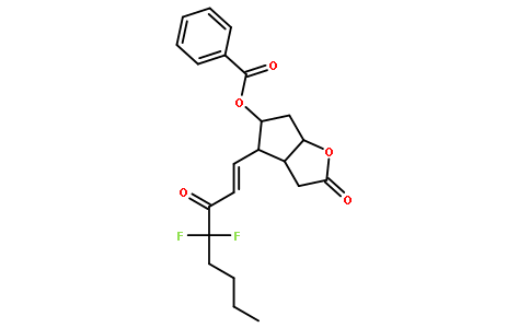 2H-环戊并[b]呋喃-2-酮,5-(苯甲酰氧基)-4-[(1E)-4,4-二氟-3-氧代-1-辛烯-1-基]六氢-, (3aR,4R,5R,6aS)-