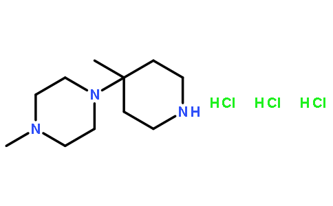 1-甲基-4-(4-甲基哌啶-4-基)哌嗪 三盐酸盐
