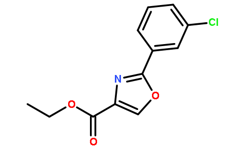 2-(3-氯苯基)-噁唑-4-羧酸乙酯