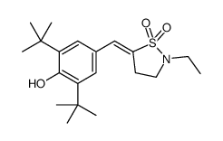 2,6-ditert-butyl-4-[(2-ethyl-1,1-dioxo-1,2-thiazolidin-5-ylidene)methyl]phenol