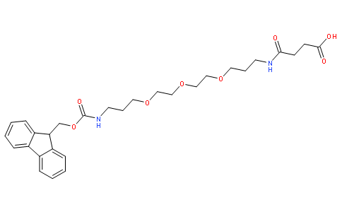 N-Fmoc-N''-琥珀酰-4,7,10-三氧-1,13-十三烷二胺