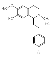 1-[2-(4-chlorophenyl)ethyl]-6-methoxy-2-methyl-3,4-dihydro-1H-isoquinolin-7-ol,hydrochloride