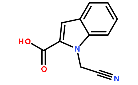 1-(氰基甲基)-1H-吲哚-2-羧酸