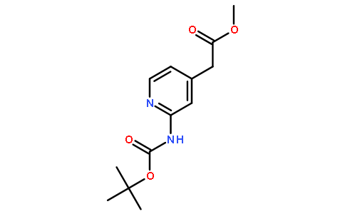 (2-叔丁氧基羰基氨基吡啶-4-基)乙酸甲酯