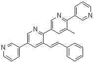 3'-甲基-3''-[(1E)-2-苯乙烯基]-3,2':5',2'':5'',3'''-四联吡啶