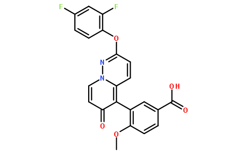 3-(2-(2,4-二氟苯氧基)-6-氧代-6H-吡啶并[1,2-b]吡嗪-5-基)-4-甲氧基苯甲酸