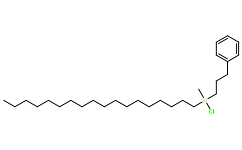 甲基十八烷基(3-苯丙基)氯硅烷