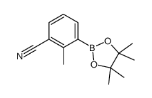 2-methyl-3-(4,4,5,5-tetramethyl-1,3,2-dioxaborolan-2-yl)benzonitrile