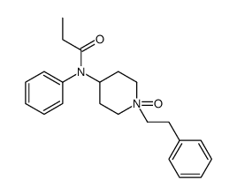 N-[1-oxido-1-(2-phenylethyl)piperidin-1-ium-4-yl]-N-phenylpropanamide