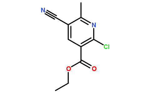 2-氯-5-氰基-6-甲基烟酸乙酯