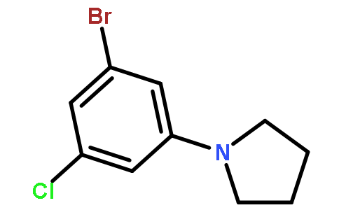 1-(3-溴-5-氯苯基)吡咯烷