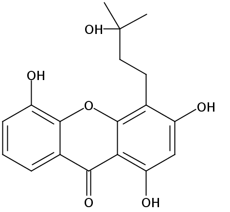 1,3,5-Trihydroxy-4-(3-hydroxy-3-methylbutyl)xanthone