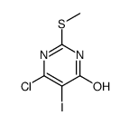 6-氯-5-碘-2-(甲基硫代)嘧啶-4-醇
