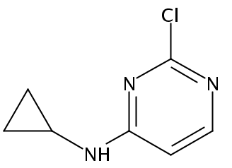 2-氯-n-环丙基嘧啶-4-胺