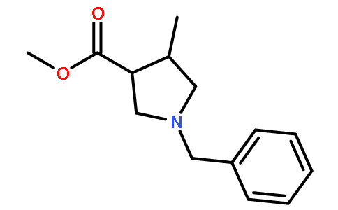 (3R,4r)-乙基 1-苄基-4-甲基吡咯烷-3-羧酸