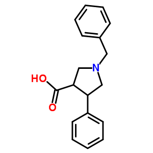 3-​Pyrrolidinecarboxyli​c acid, 4-​phenyl-​1-​(phenylmethyl)​-​, (3R,​4S)​-​rel-