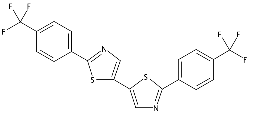 2,2μ-Bis[4-(trifluoromethyl)phenyl]-5,5μ-bithiazole