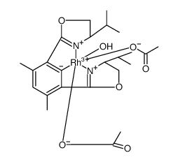 二(醋酸)合水[(S,S)-4,6-二(4-异丙基-2-恶唑啉-2-基)-间二甲苯]铑