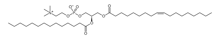 1-oleoyl-2-myristoyl-sn-glycero-3-phosphocholine
