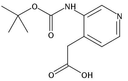 (3-tert-Butoxycarbonylamino-pyridin-4-yl)-acetic acid