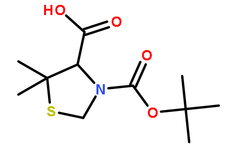 (S)-boc-5,5-二甲基-1,3-噻唑烷-4-羧酸