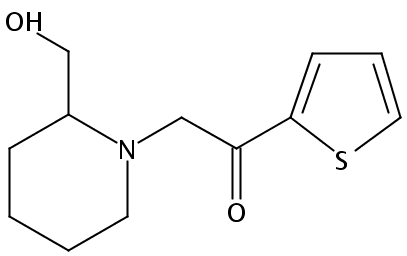 2-(2-(Hydroxymethyl)piperidin-1-yl)-1-(thiophen-2-yl)ethanone