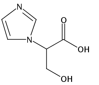 3-Hydroxy-2-(1-imidazolyl)propanoic Acid