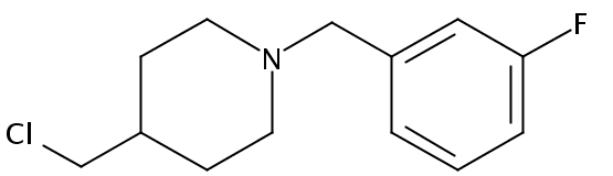 4-(Chloromethyl)-1-(3-fluorobenzyl)piperidine