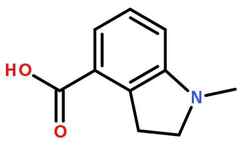 1-甲基吲哚啉-4-羧酸