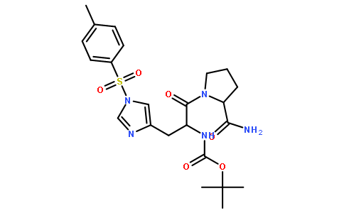 ((s)-1-((s)-2-氨基甲酰吡咯烷-1-基)-1-氧代-3-(1-甲苯磺酰-1H-咪唑-4-基)丙烷-2-基)氨基甲酸叔丁酯