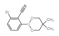 2-bromo-6-(5,5-dimethyl-1,3,2-dioxaborinan-2-yl)benzonitrile