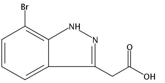 2-(7-溴-1H-吲唑-3-基)乙酸